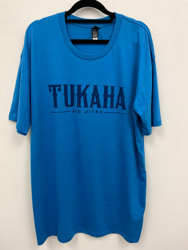 TUKAHA TEE - BRIGHT BLUE