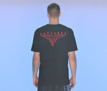 Load image into Gallery viewer, TUKAHA TEE - BLACK/RED